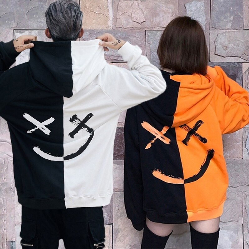 X smile hoodie hot sale